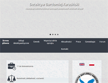 Tablet Screenshot of detektyw-express.pl